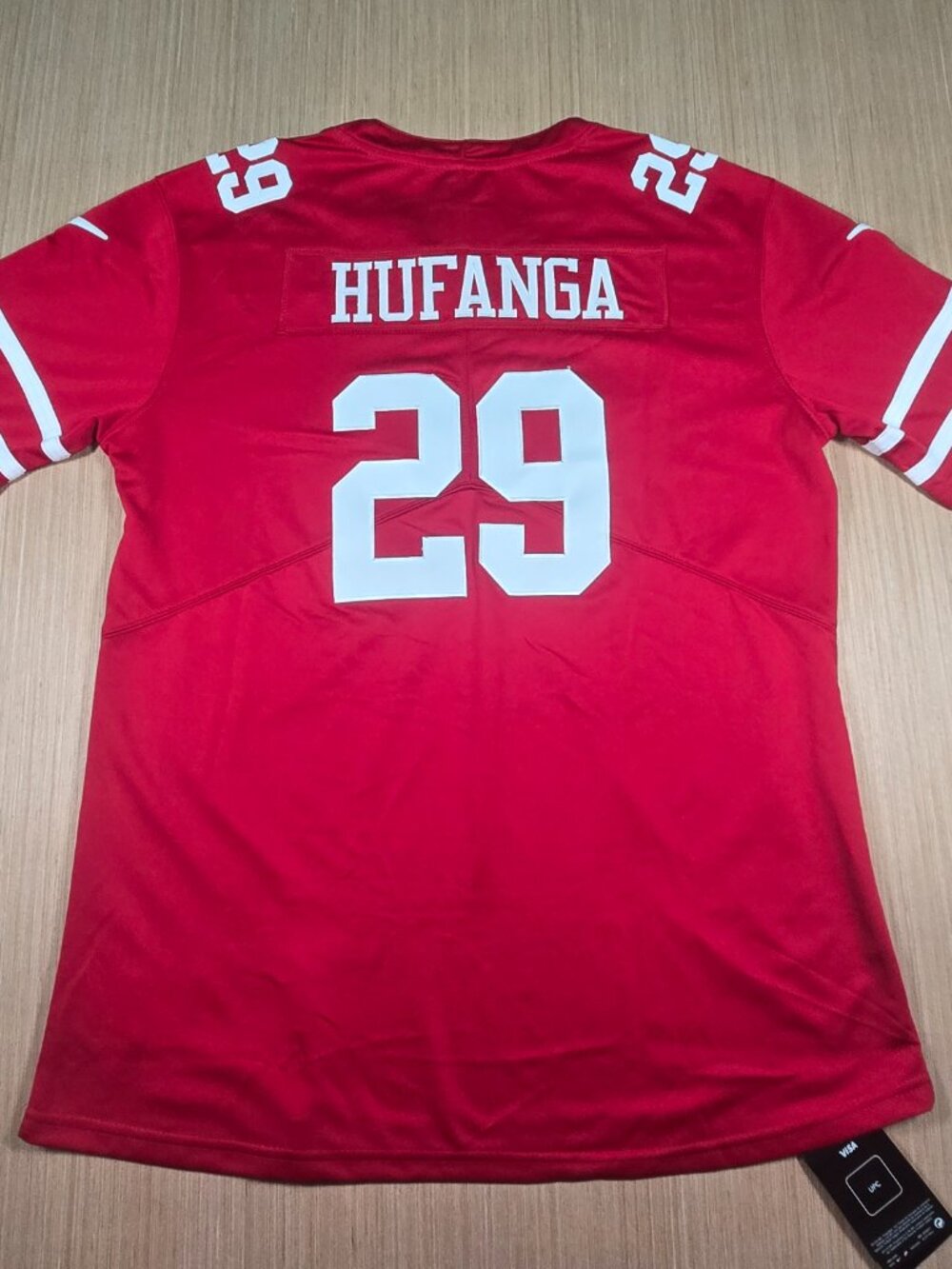 Nike On Field San Francisco 49ers Talanoa Hufanga #29 Jersey Men’s XXL Red NFL - Picture 10 of 10